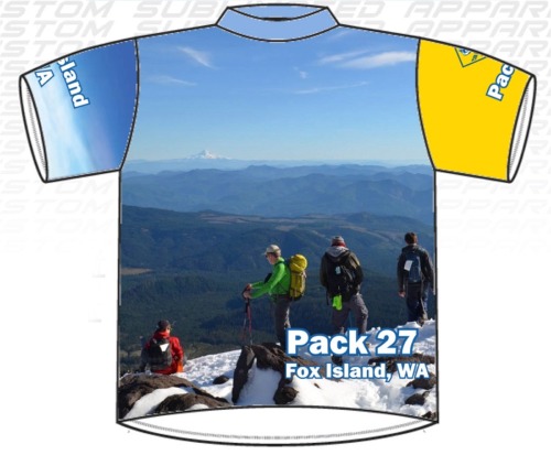 Pack 27 Cub Scout T-Shirt Order